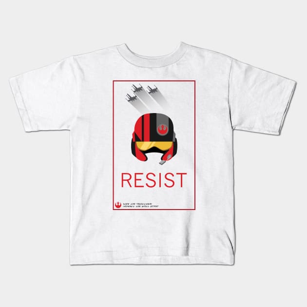 Resist! Kids T-Shirt by Juice_On